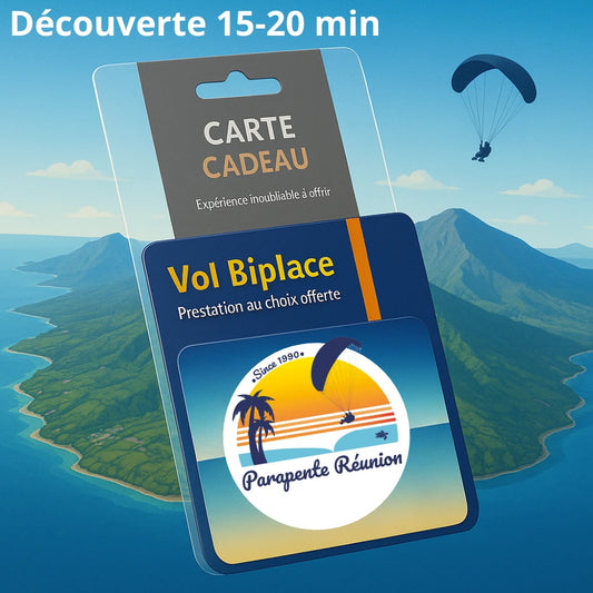 Carte cadeau – Vol découverte (15min)
