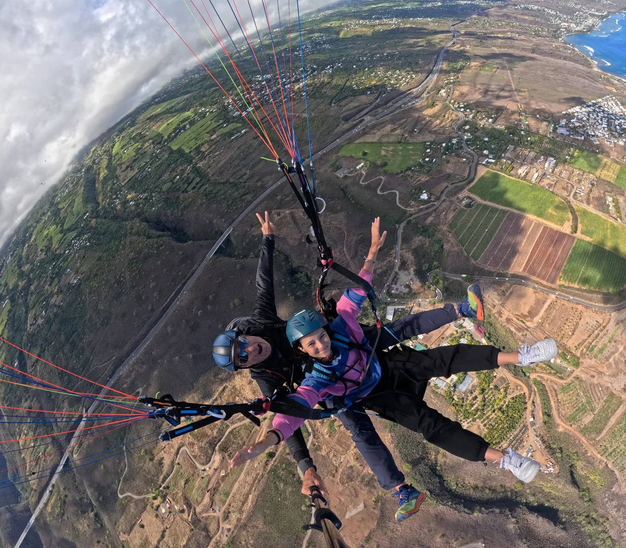 Parapente à Saint-Leu, La Réunion
