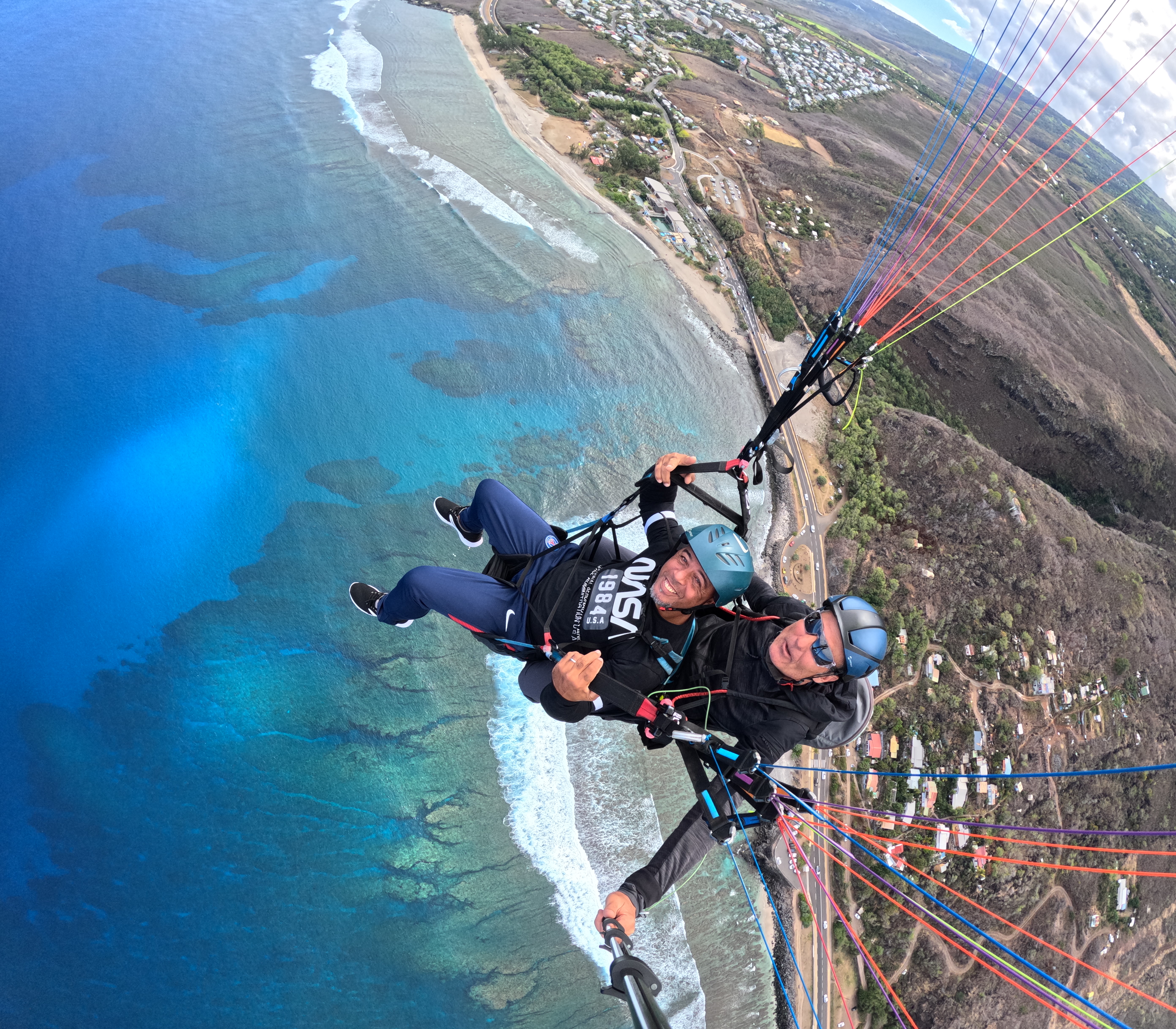 Parapente Réunion Saint-Leu - Vol libre 9