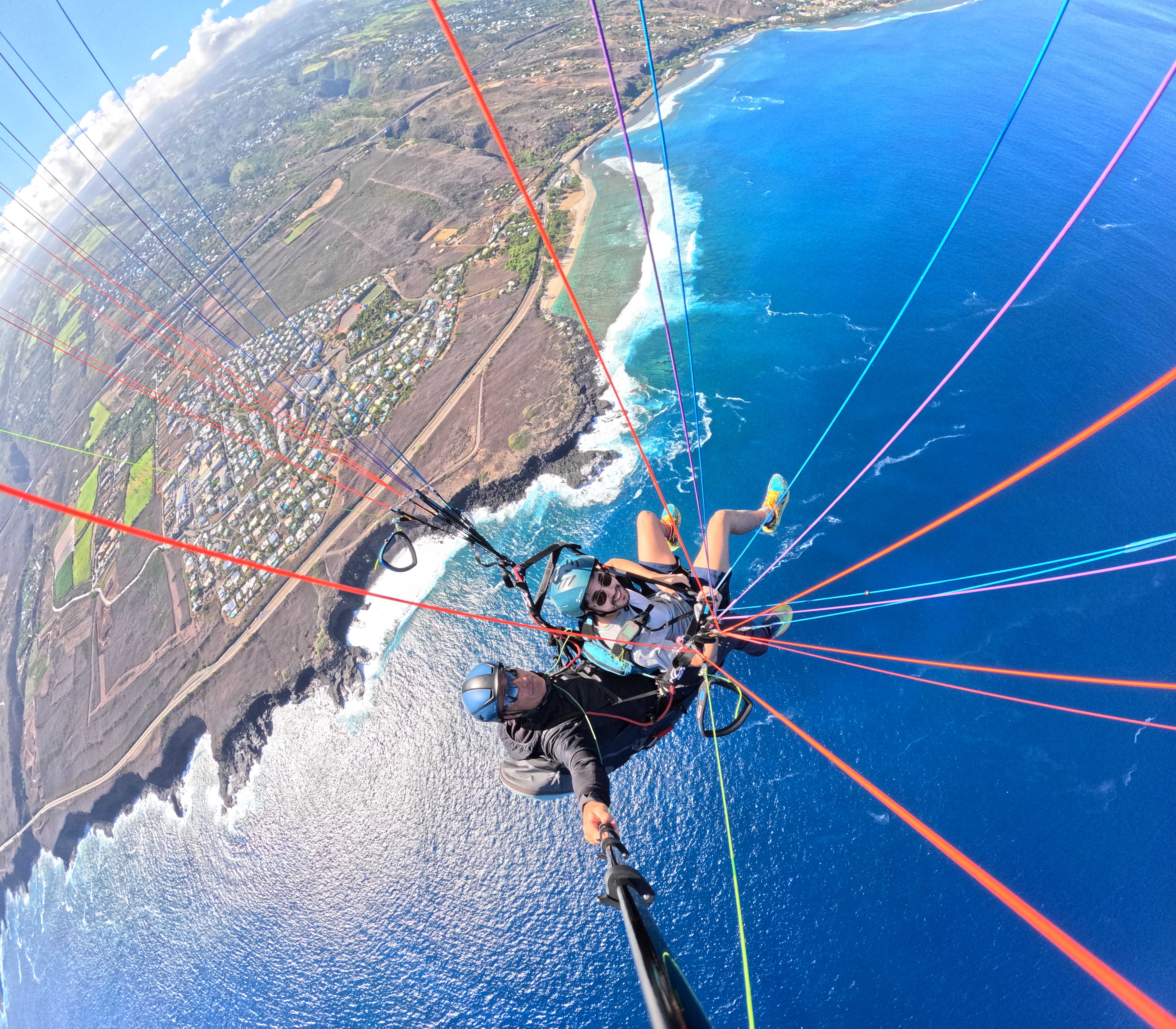Parapente Réunion Saint-Leu - Vol libre 12