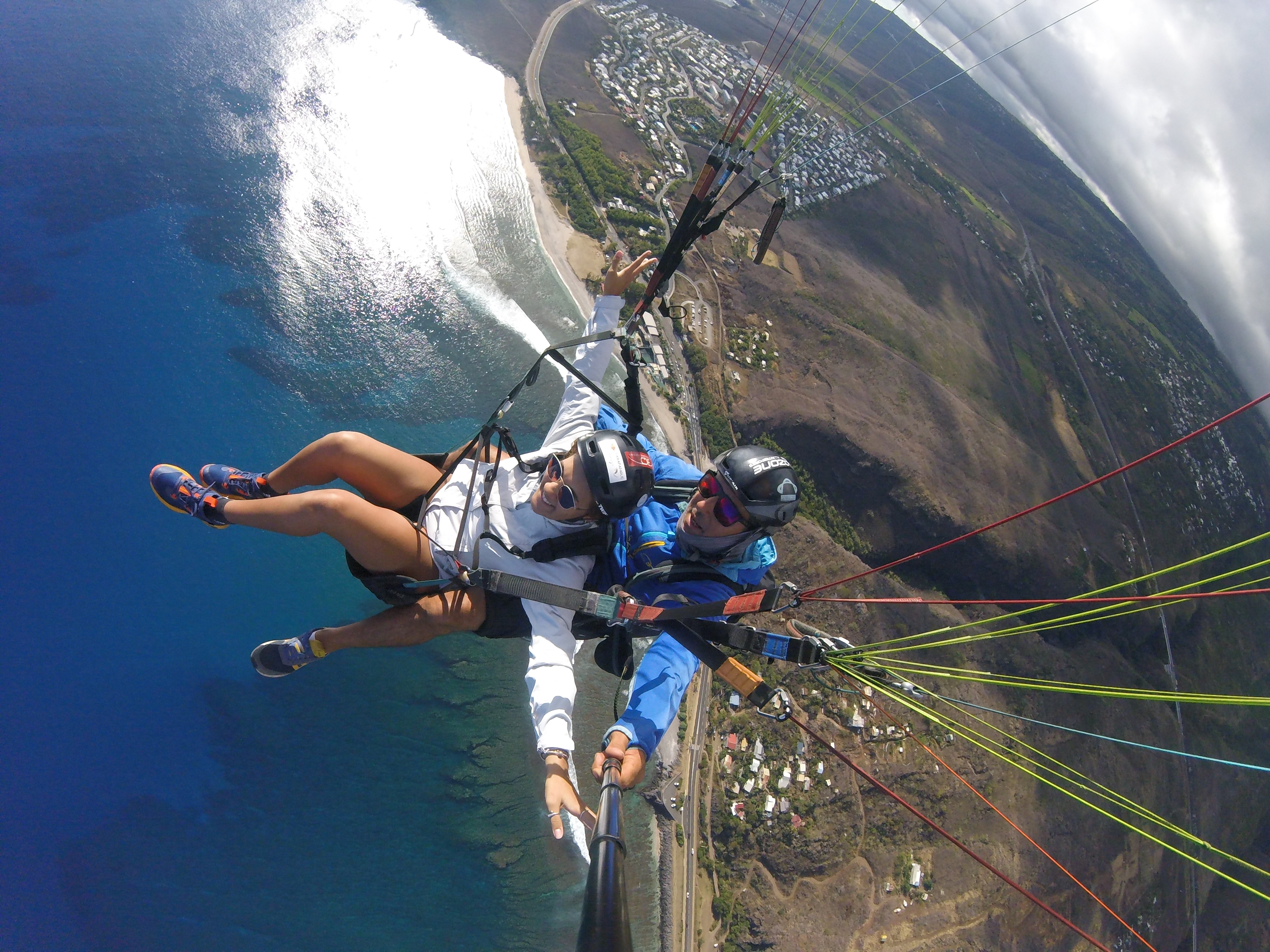 Parapente Réunion Saint-Leu - Vol libre 13