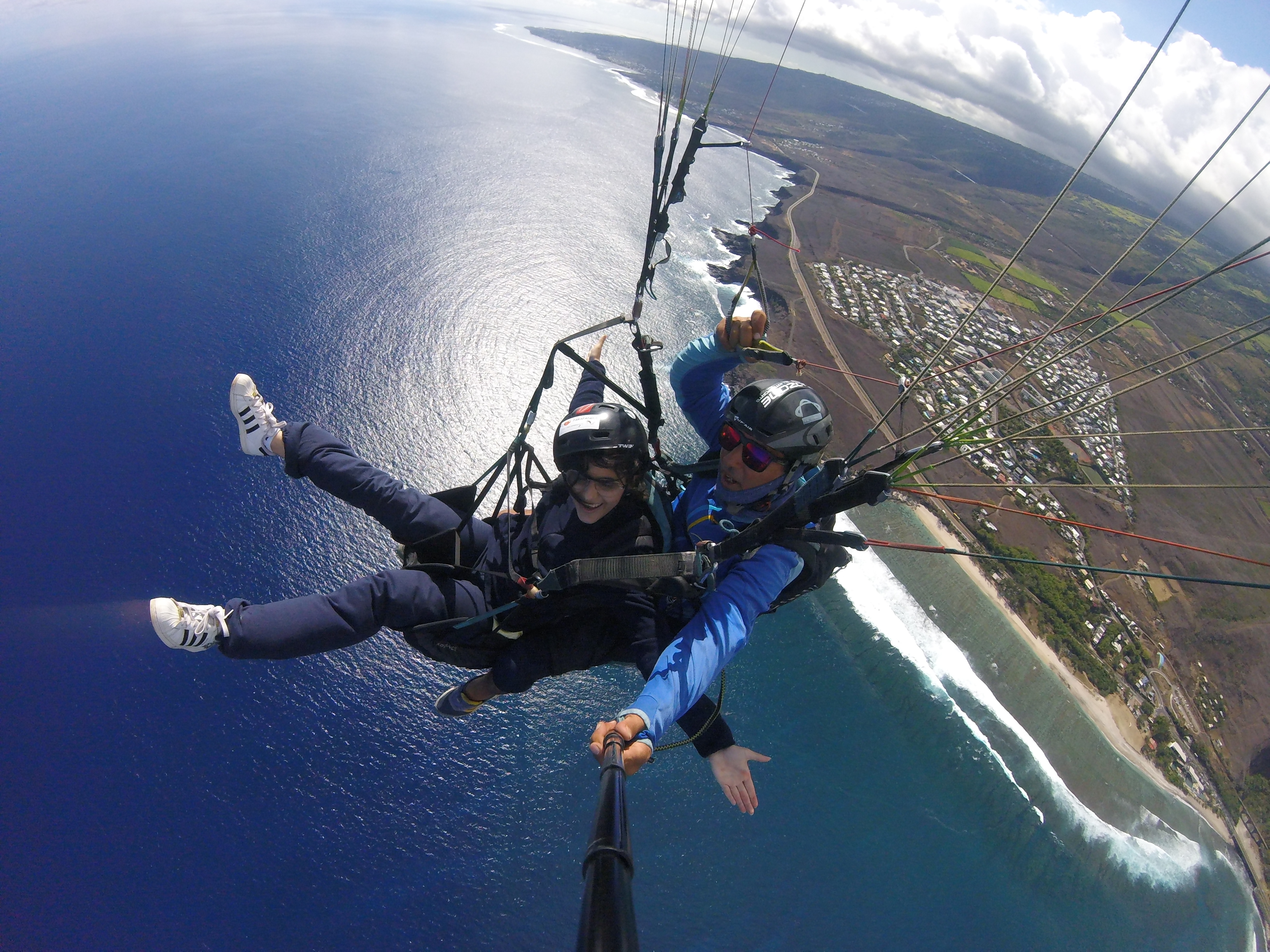 Parapente Réunion Saint-Leu - Vol libre 14